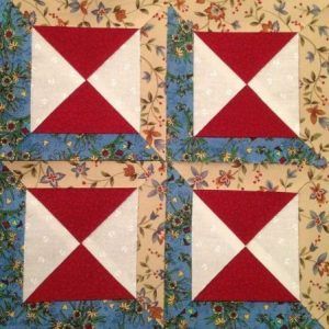 Cuadro Enmarcado 5 Bloque patchwork cuadro enmarcado