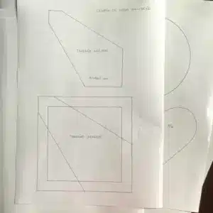 patrones cartulina navideños