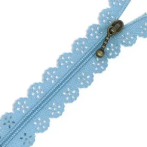 cremallera puntilla celeste 35 cm