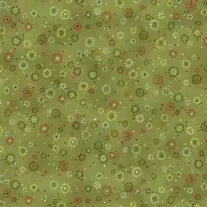 Tela benartex círculos verde