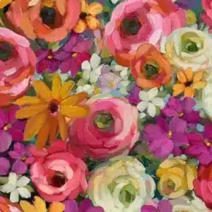 Tela fluttering petals