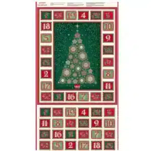panel calendario de adviento