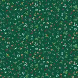tela buenas nuevas ramitas verde