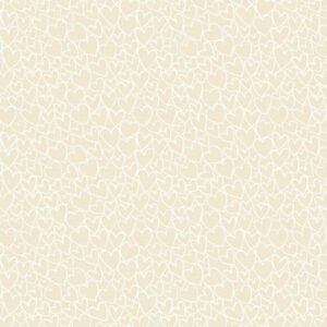 Home 6 Tela corazones crema