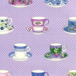 tela tazas violeta