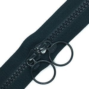 cremallera doble carro azul 45 cm
