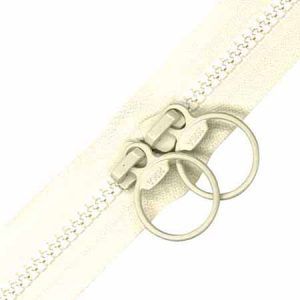 cremallera doble carro beige clara