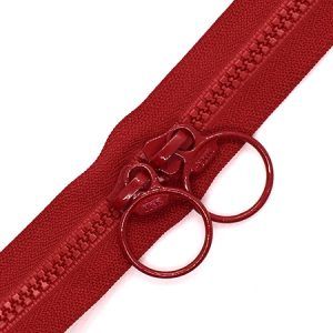 cremallera doble carro borgoña 45 cm