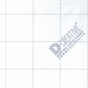 fliselina cuadros 2,5 pulgadas termoadhesiva