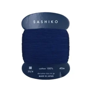 hilo sashiko azul marino