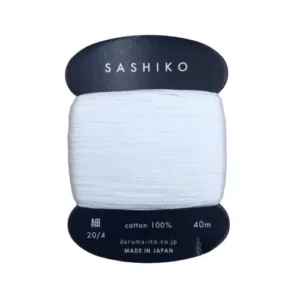 hilo sashiko blanco