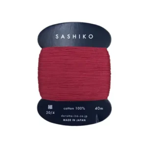 hilo sashiko magenta