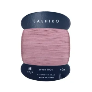 hilo sashiko rosa pálido