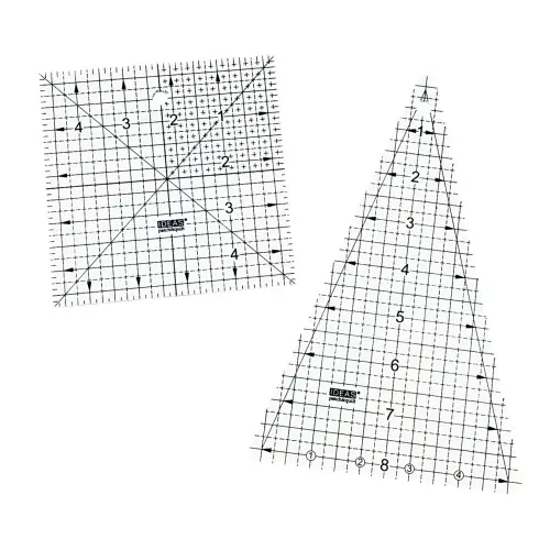Set Reglas para Acolchar 225 bloques 2 set reglas para acolchar