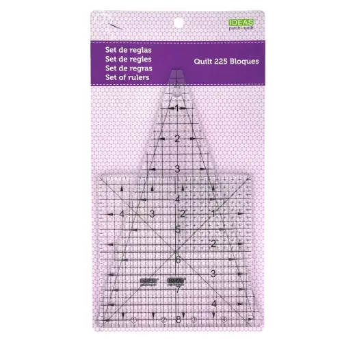 Set Reglas para Acolchar 225 bloques 1 set reglas acolchar
