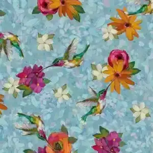 tela acuarela celeste