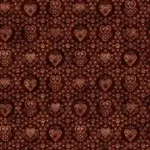 Tela Corazones Tierra