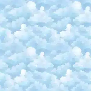 Tela Nubes azul