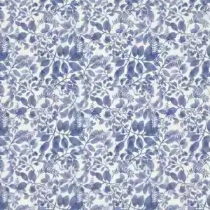 tela pétalos azul