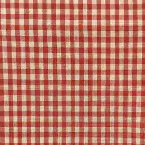 tela vichy rojo